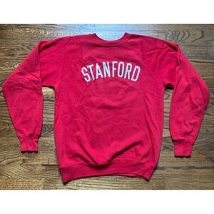 VTG 70s 80s Stanford University College Crewneck Sweatshirt Large USA Ragland